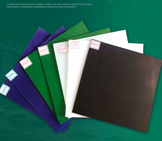 0,5 mm 0,75 mm 1,0 mm 1,5 mm 2,0 mm Branco Preto Verde Azul Suave Texturizado HDPE Geomembrana impermeável para forro de barragem no Quênia Fish Farm Shrimp Pond Liner