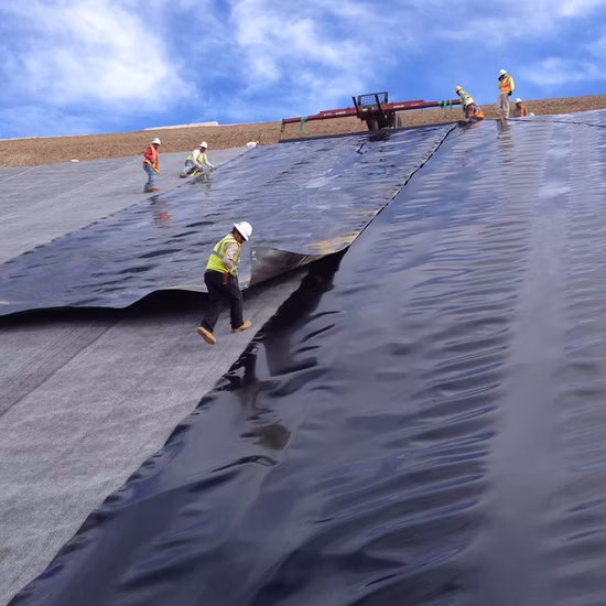 HDPE LLDPE 0,5mm 1mm 1,5mm 2mm Geomembrana LDPE